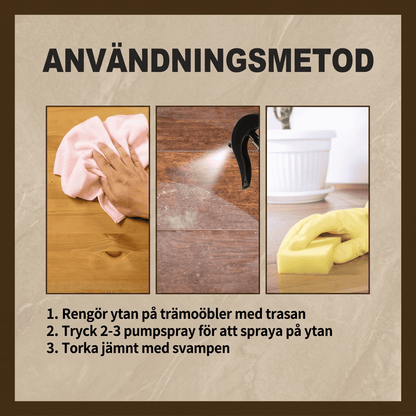 WaxHaven™ – Naturlig Bivaxspray för Trä och Möbler
