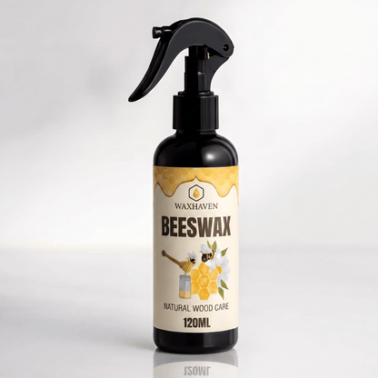 WaxHaven™ – Naturlig Bivaxspray för Trä och Möbler